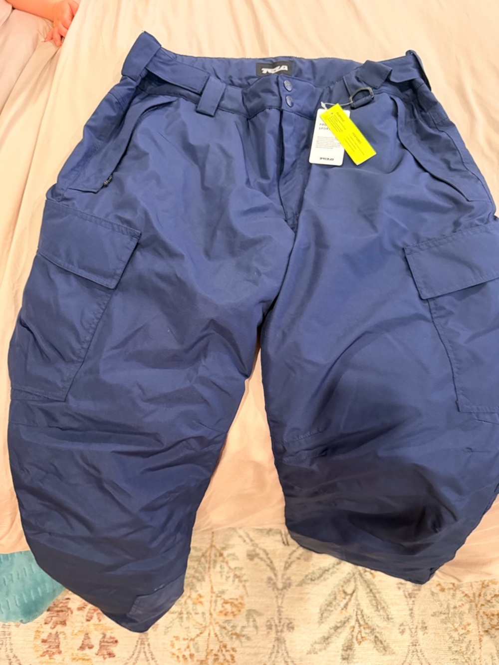 Navy Blue Cargo Snow Pants XL BNWT